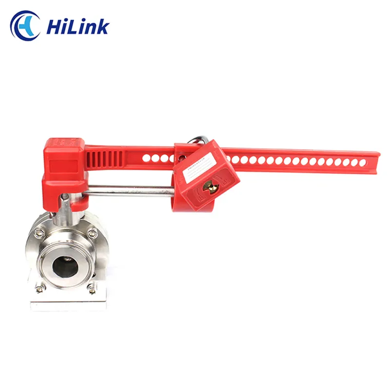 Adjustable Sanitary Butterfly Valve Lockout
