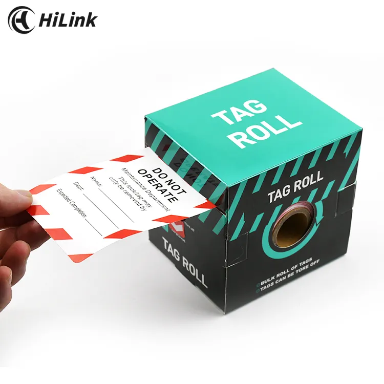 Safety Lockout Tag Roll