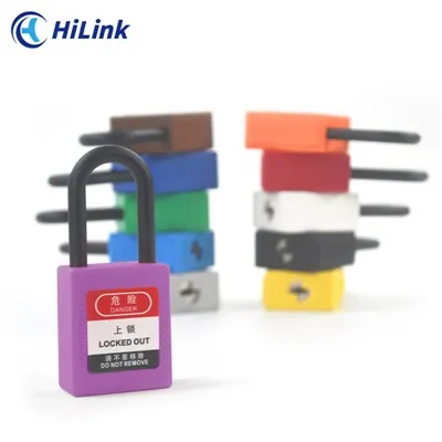 Purple Nylon Shackle LOTO Padlock
